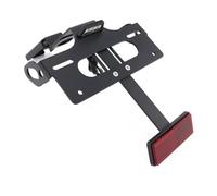 License Plate Bracket Motorcycle Rear Tail Tidy License Plate Holder Bracket With Light Frame Compatible With CB750 For Hornet 2023 2024 2025(Style B)