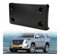 License Plate Bracket Replacement Part for GM1068205 | Replacement for GM1068205 and 23158734, Matte Black ABS Construction, Screw-Mounted Front Bracket Position