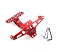 License Plate Bracket Universal Adjustable Motorcycle License Number Plate Bracket Rear Turn Signal Lamp Holder CNC Aluminum Fenders For Eliminator