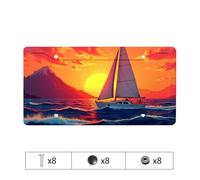 License Plate Frame Black Sailing Into The Sunset: A Serene Journey License Plate License Plate Frames Stitch License Plate Frame