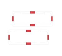 License Plate Frame St George'S Day Flag Aluminum License Plate Frame, 2 Pack Uk Standard Number Plate Holder With Hardware, England Flag Car Accessory For Celebrations