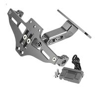 License Plate Holder Compatible With For YZFR15 For YZFR125 For YZF600R Motorcycle Rear Adjustable License Plate Mount Holder Motorbike Registration Plate Holder