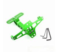 License Plate Holder Universal Adjustable Motorcycle License Number Plate Bracket Rear Turn Signal Lamp Holder CNC Aluminum Fenders For Eliminator Motorbike Plate Frame