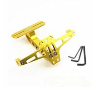 License Plate Holder Universal Adjustable Motorcycle License Number Plate Bracket Rear Turn Signal Lamp Holder CNC Aluminum Fenders For Eliminator Motorbike Plate Frame