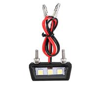 License Plate Lamp,12V Universal Motorcycle License Plate White LED light Waterproof