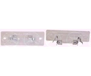 License plate lamp both sides 95390855 KLOKKERHOLM for VW SKODA