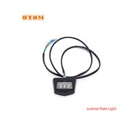 (License Plate Light) OTOM Motorcycle Rear Fender Tail Light LED Taillight Bracket License Number