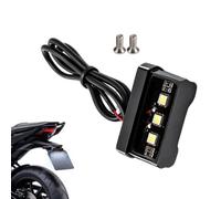 License Plate Light Waterproof Universal Bright LED Rainproof Lamp | Motorcycle Tail Light for Outdoor Home Travel Survival Hiking Pathway Driveway Riding Mountain