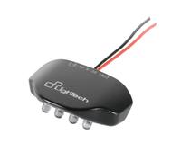License Plate Light With 4 LED In Matte Black Aluminum Lightech