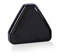 license plate lights High Level Brake Light Universal F1 Triangle Style Sport 19LED Brake Signal Lamp REAR FOG LIGHT Rear Third Brake Lamp DRL(Black)