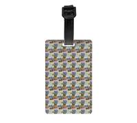 License Plate Print Luggage Tags Easy-to-Identify Suitcases Labels Cruises Air Travel Everyday Use