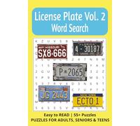 License Plates Word Search Vol. 2 Word Search: Word Search Puzzles Packed with Unique License Plate Codes to Find