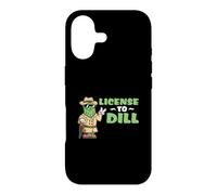 License To Dill Cool Pickle Agent Case for iPhone 17