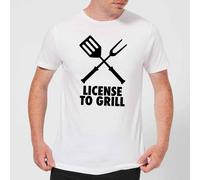 License to Grill T-Shirt - White - 5XL - White
