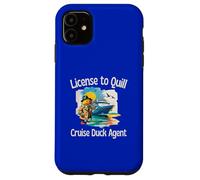 License to Quill Cruise Duck Agent Spying n Hunting for Fun Case for iPhone 11
