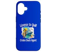 License to Quill Cruise Duck Agent Spying n Hunting for Fun Case for iPhone 16
