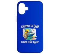 License to Quill Cruise Duck Agent Spying n Hunting for Fun Case for iPhone 16 Plus