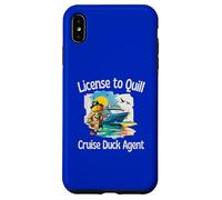 License to Quill Cruise Duck Agent Spying n Hunting for Fun Case for iPhone XS Max