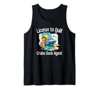 License to Quill Cruise Duck Agent Spying n Hunting for Fun Tank Top