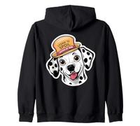 License to Spoil Dalmatian Dog Mom Pet Lover Zip Hoodie