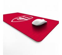 Licensed Décor Arsenal FC Desk Mat - Colour Crest on Lightening Texture - 35 x 60 cm