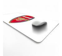 Licensed Décor Arsenal FC - Vinyl Desk Mat - Colour Crest on White - 43 x 90 cm