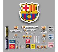 Licensed Decor FC Barcelona Vinyl Wall Sticker - Club Crest Sticker Pack - Large 120x100cm