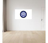 Licensed Décor FC Internazionale Milano Vinyl Wall Stickers - Small (65cm (w) x 40cm (h) - Crest on White