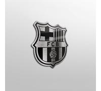 Licensed Décor officially licensed FC Barcelona Plaque (47x47cm) 10mm Brushed Aluminium Composite, sliver