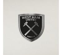 Licensed Décor officially licensed West Ham United FC Plaque (45X50cm) 3mm Brushed Aluminium Composite, sliver