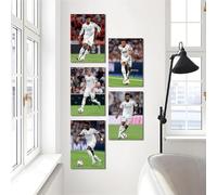 Licensed Décor Real Madrid Player poster AA [set of 5], White