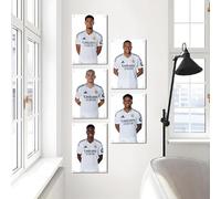 Licensed Décor Real Madrid Player poster AS [set of 5], White