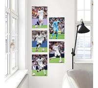 Licensed Décor Real Madrid Player Poster DA [Set of 5], White