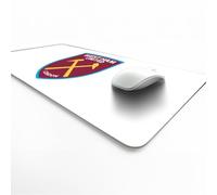 Licensed Décor West Ham United FC - Vinyl Desk Mat - Colour Crest on White - 35 x 60 cm