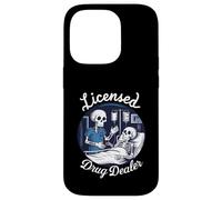 Licensed Drug-Dealer Nurse Doctor Humor Patient Hospital Case for iPhone 14 Pro