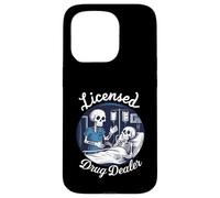 Licensed Drug-Dealer Nurse Doctor Humor Patient Hospital Case for iPhone 15 Pro