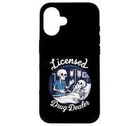 Licensed Drug-Dealer Nurse Doctor Humor Patient Hospital Case for iPhone 16