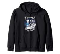 Licensed Drug-Dealer Nurse Doctor Humor Patient Hospital Zip Hoodie
