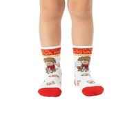 Licensed Harry Potter Chibi Baby & Kids Crew Socks - Official Hogwarts Merchandise, White with Colorful Harry & Hedwig Design (Baby 6-12 Months, Kids 3-5.5 Years) (UK, Age, 3 Years, White)