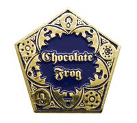 Licensed Harry Potter Chocolate Frog Pin Badge - Metal Enamel Collectible Brooch 3.5 x 3.5 cm - Official Wizarding World Merchandise