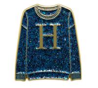 Licensed Harry Potter Harry’s Christmas Jumper Pin Badge Glitter 3cm by 2.3cm