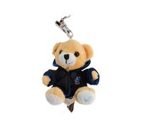 Licensed Harry Potter House Plush Teddy Bear Keyring Keychain, Gryffindor, Slytherin, Ravenclaw, Hufflepuff with printed crest robe and Hedwig owl