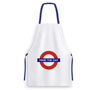 Licensed London Underground Apron with Mind The Gap logo 100% Cotton 820mm x 680mm (gwc)