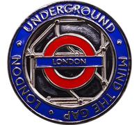 Licensed London Underground Coin Shaped Fridge Magnet - 4 Styles: Underground, Mind the Gap, Train
