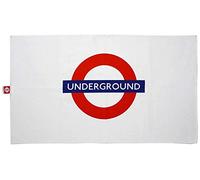 Licensed London Underground Cotton Tea Towel with Underground logo 740mm x 430mm(gwc)