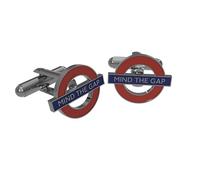 Licensed London Underground Enamel Cufflinks 3 Styles in Gift Box UND MTG LON (TFL7102)