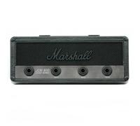 Licensed Marshall Stealth Jack Rack- Wall mounting Guitar amp Key Hanger. Includes 4 Guitar Plug Keychains and 1 Wall mounting kit. Easy Installation.