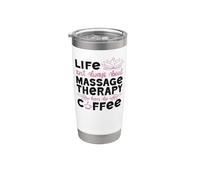 Licensed Massage Therapist Therapy Coffee Life Isn't Always Stainless Steel Insulated Tumbler