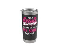 Licensed Massage Therapist Therapy I Am A Massage Therapist Stainless Steel Insulated Tumbler