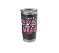 Licensed Massage Therapist Therapy I'm Not A Wizard But My Stainless Steel Insulated Tumbler